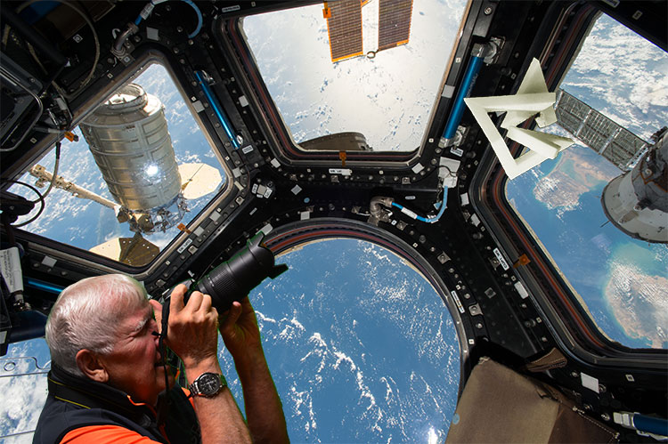 arthur cosmic_dancer on iss